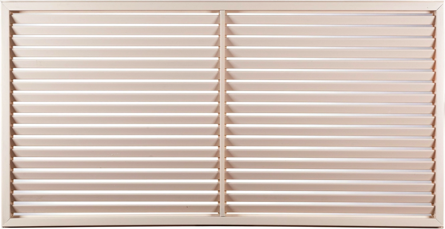 Решетка радиаторная 60x120 см бежевая