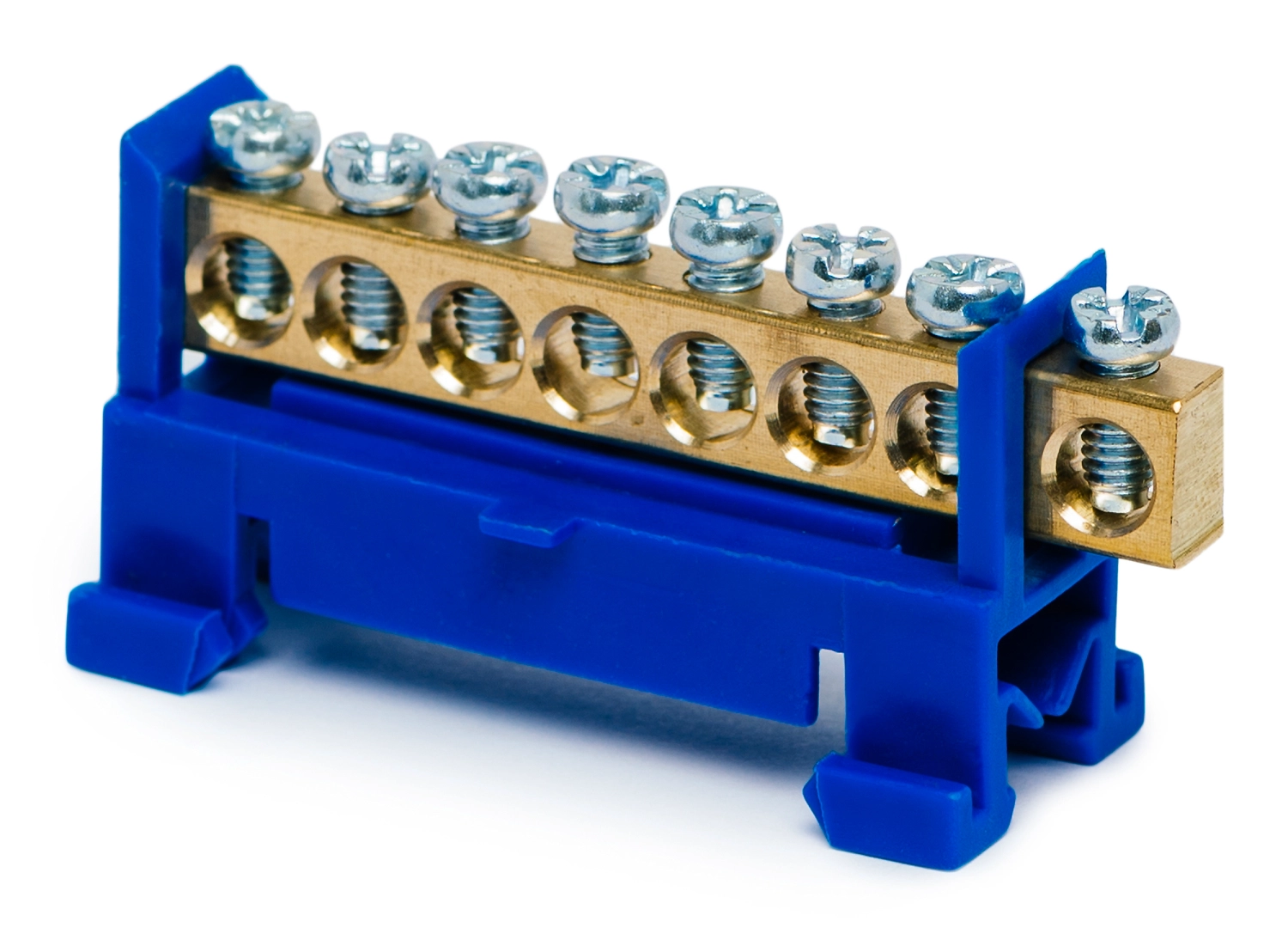 Шина нулевая REXANT синий изолятор N С-А9ГРУП 6X9