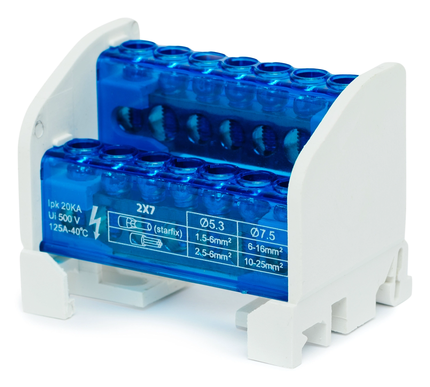 Шина на DIN-рейку в корпус REXANT КРОСС-МОД КОРП2X7