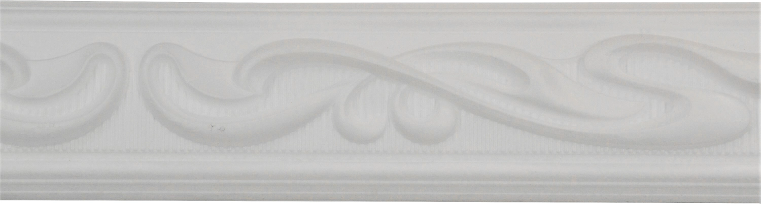 Плинтус потолочный Декопласт Decor EK для МДФ панелей 2000х20х65 мм белый