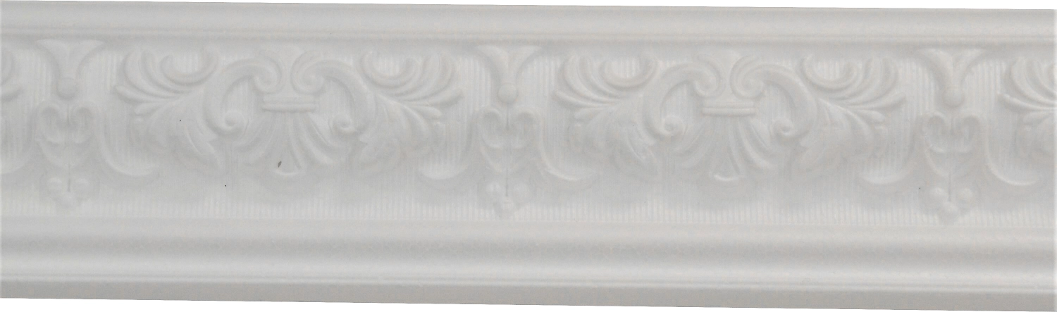 Плинтус потолочный Декопласт Decor EK 2000х60х36 мм белый