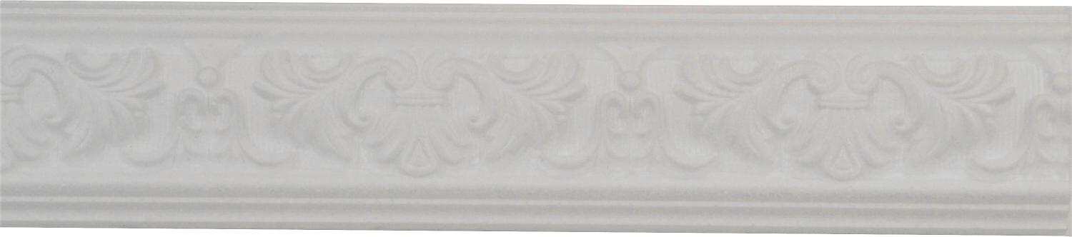 Плинтус потолочный Decor EK для МДФ панелей 2000х54х20 мм белый