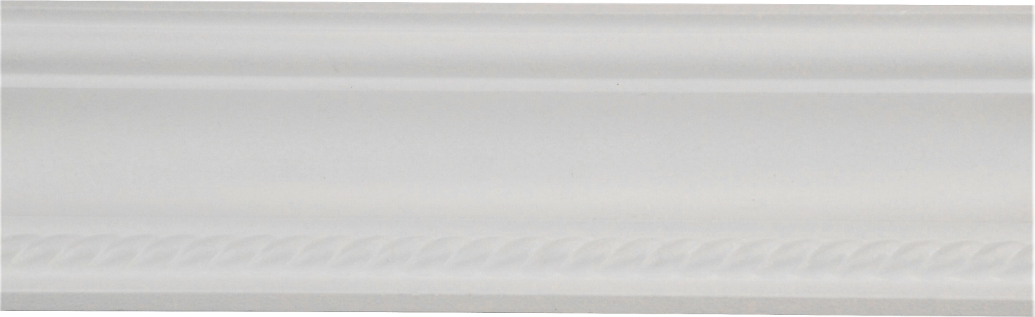 Плинтус потолочный Декопласт Decor EK 2000х55х55 мм белый