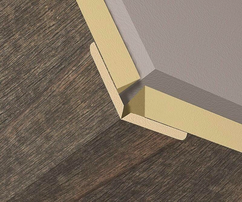 Складной угол Kronowall для МДФ панелей 2600х22х22 мм Rusty Barnwood