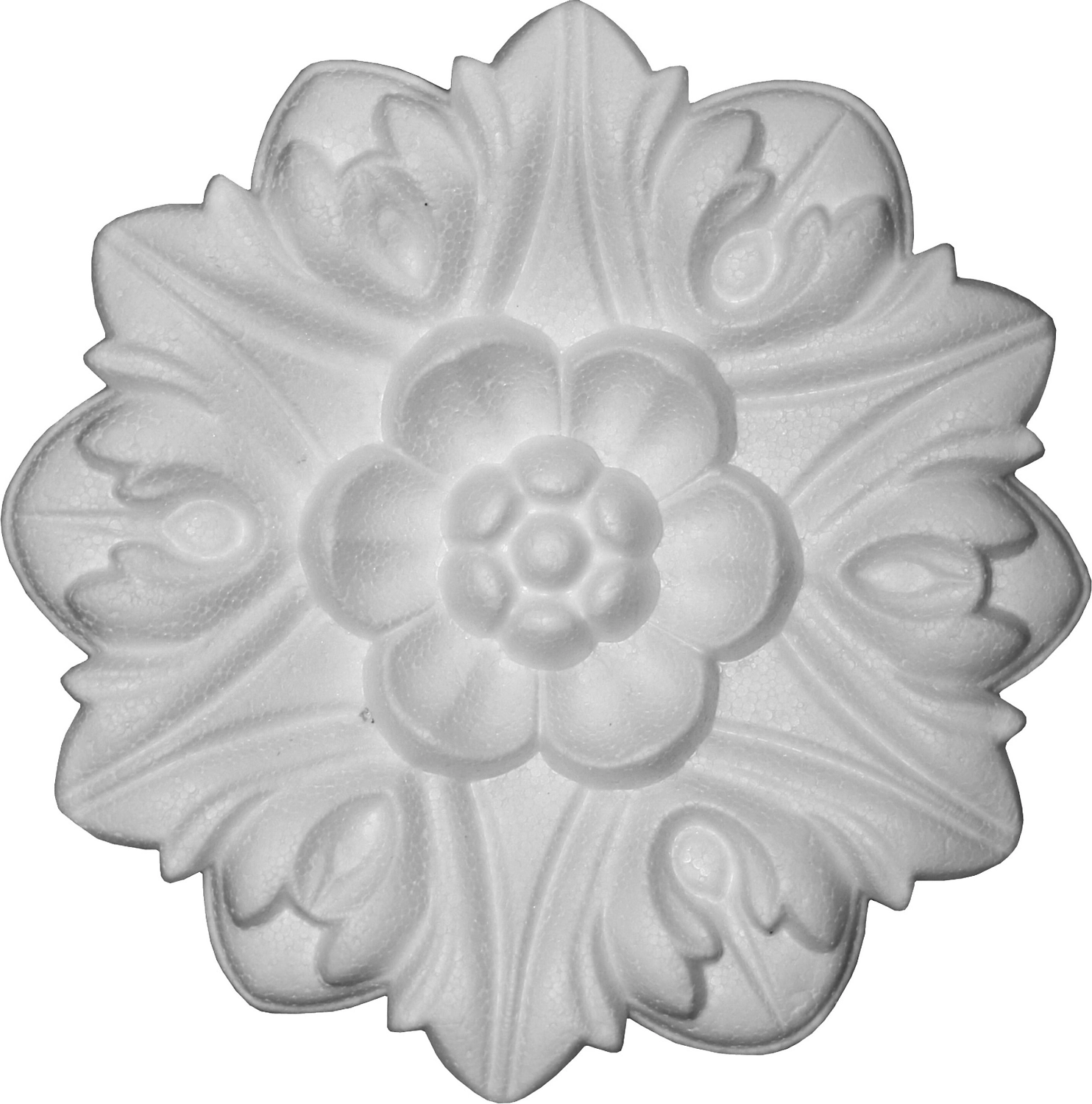 Розетка потолочная SOLID С302/19 19 см белая 