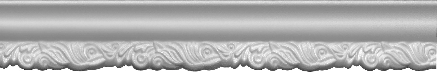 Плинтус потолочный SOLID С661/66 200х5,5х3 см белый