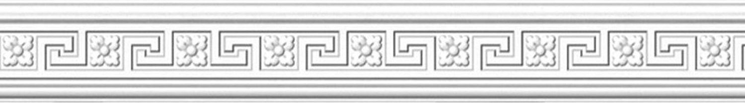 Плинтус потолочный FORMAT 18004 200х6х1,2 см белый 