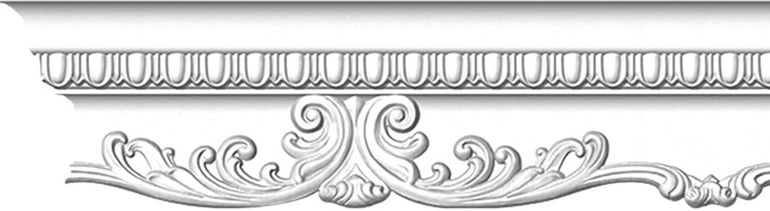 Плинтус потолочный FORMAT 215033 200х5,9х13,5 см белый