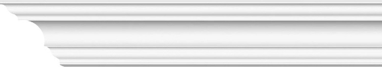 Плинтус потолочный FORMAT 07017E 2000х49х49 мм белый