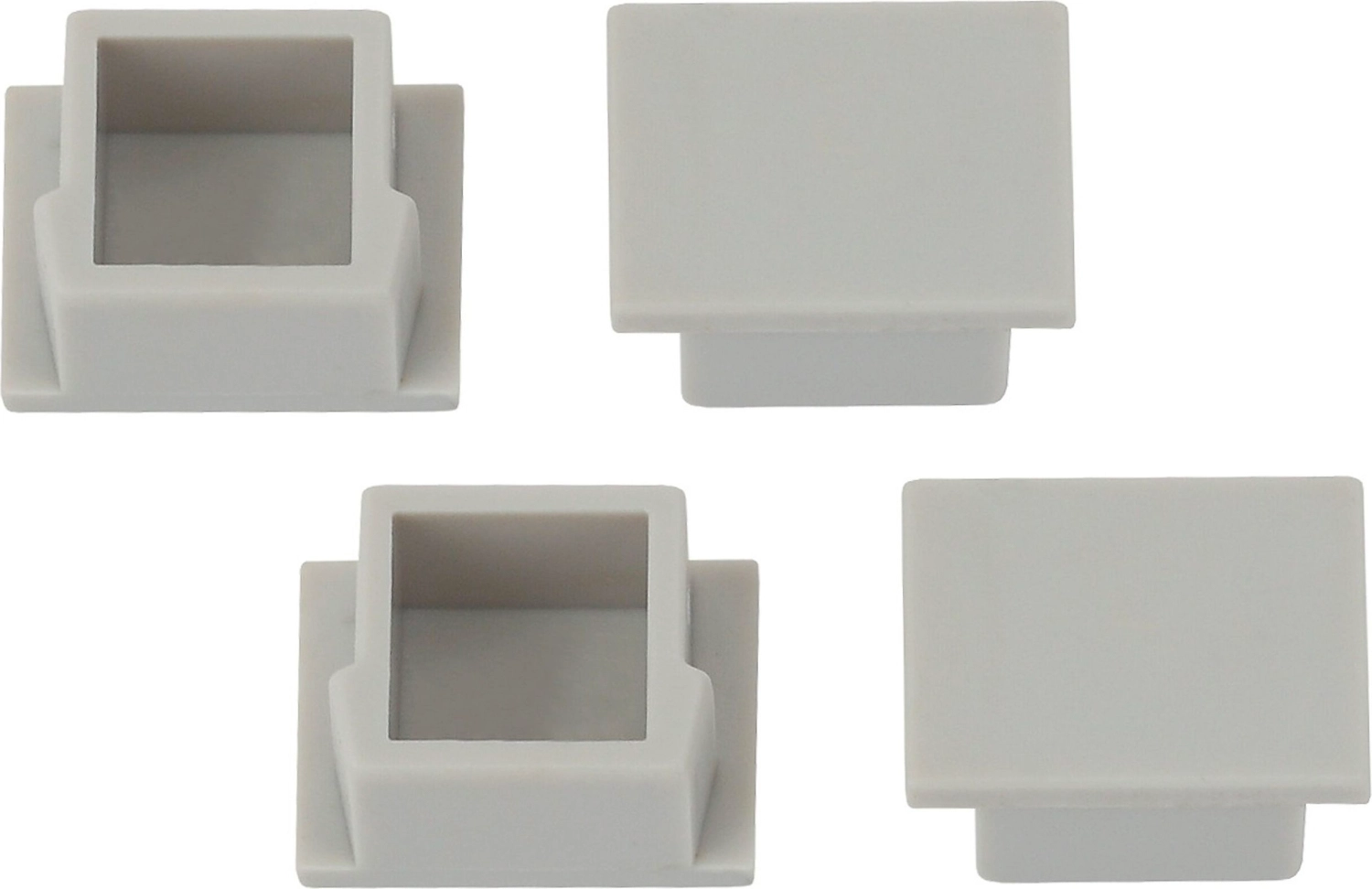 Комплект заглушек ЭРА 1612-3A для профиля CAB261 квадратные 12x16x5 мм 4 шт 