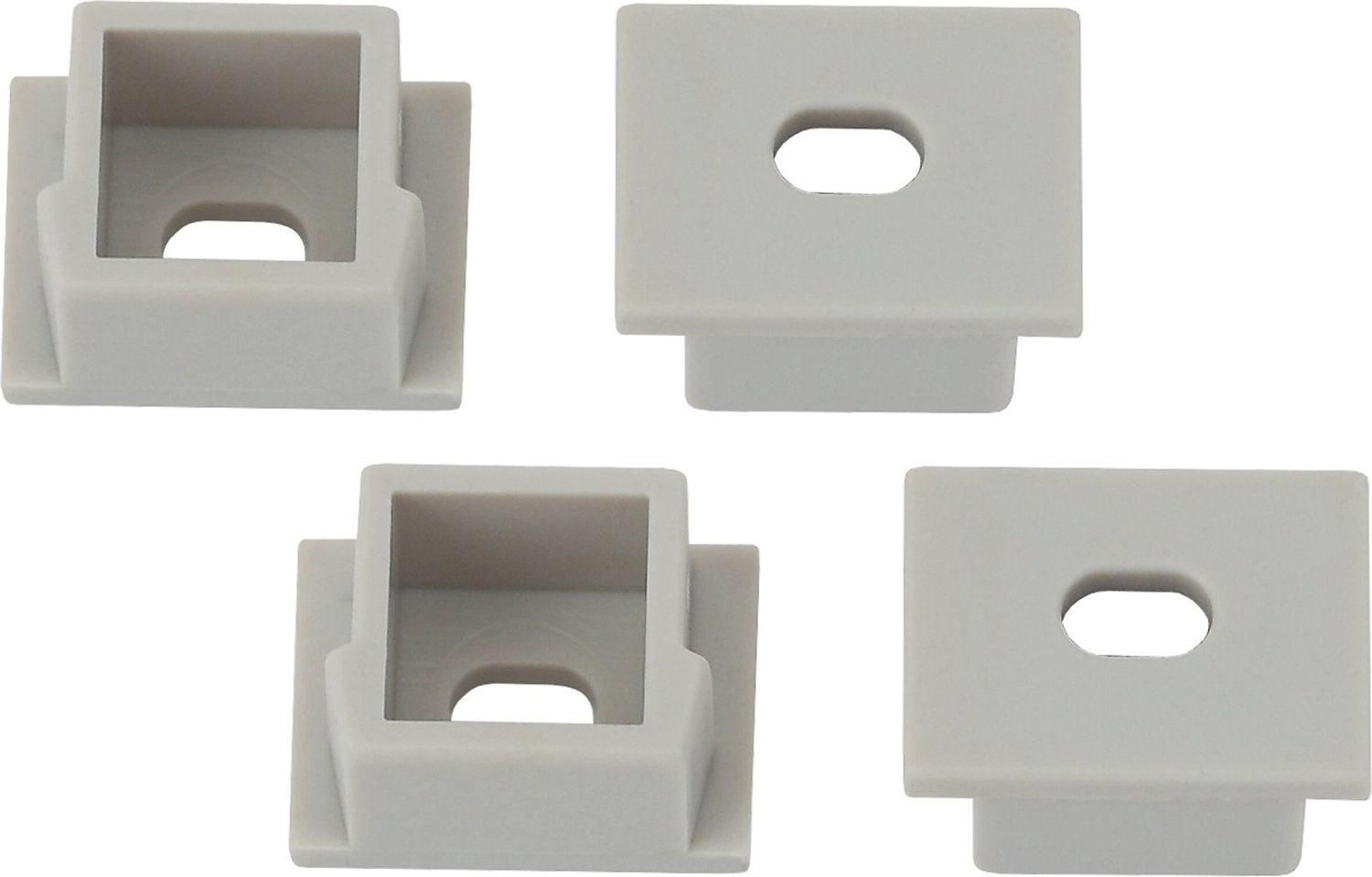 Комплект заглушек ЭРА 1612-3В для профиля CAB261 квадратные 12x16x5 мм 4 шт 