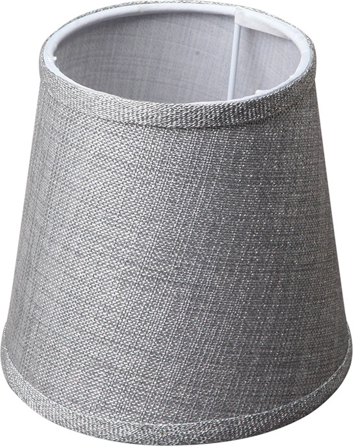 Абажур Vitaluce Е14 текстиль 14х15х15 Серый