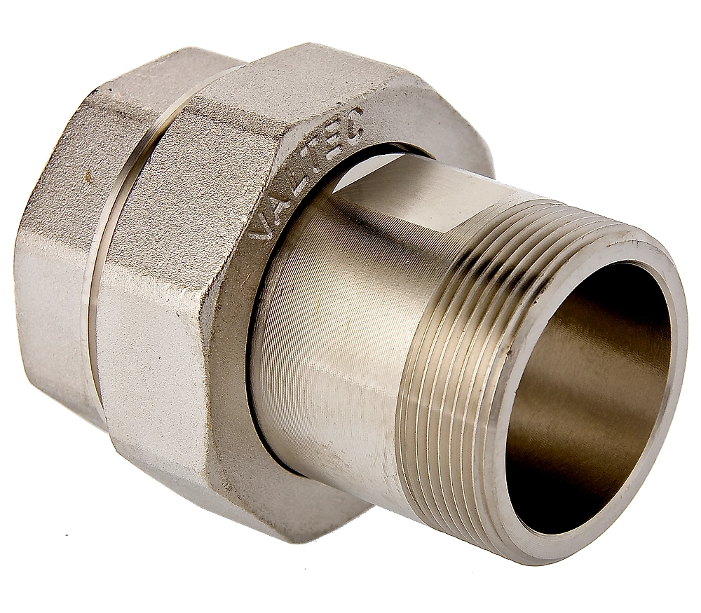 Сгон прямой латунь никелированная VALTEC 3/4"х 20 мм