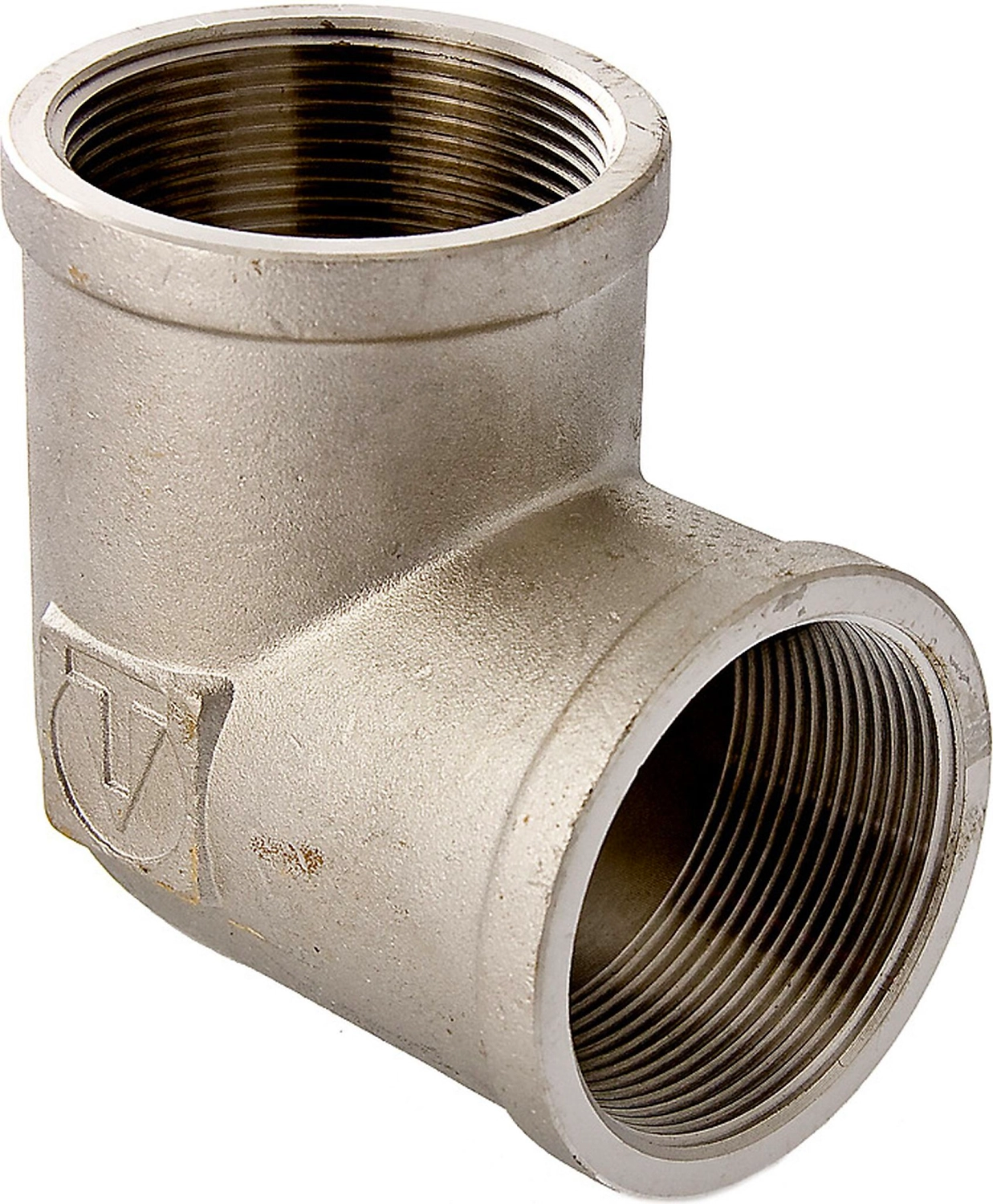 Угольник латунь никелированная VALTEC 3/4" х 20 мм