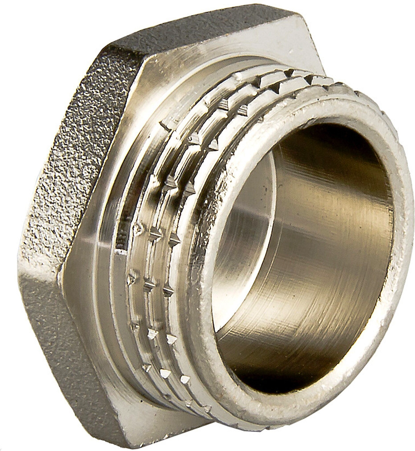 Пробка латунь никелированная VALTEC 1/2" 