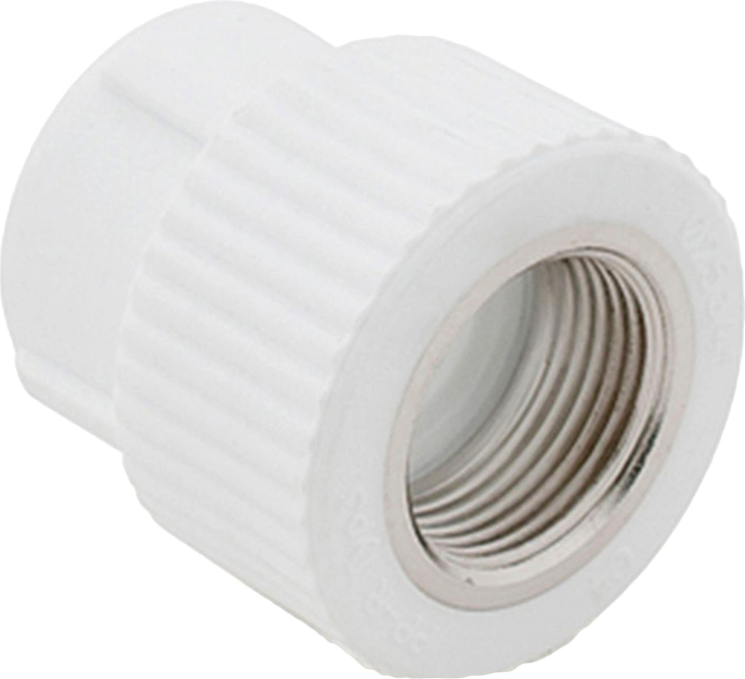 Муфта комбинированная PPR внутренняя резьба 20х1/2,  белый, RTP