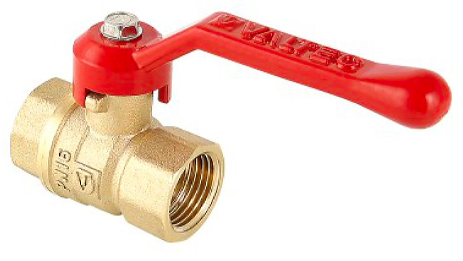 Кран шаровой латунь никелированный VALTEC СТАНДАРТ VT.120.G.05 3/4"