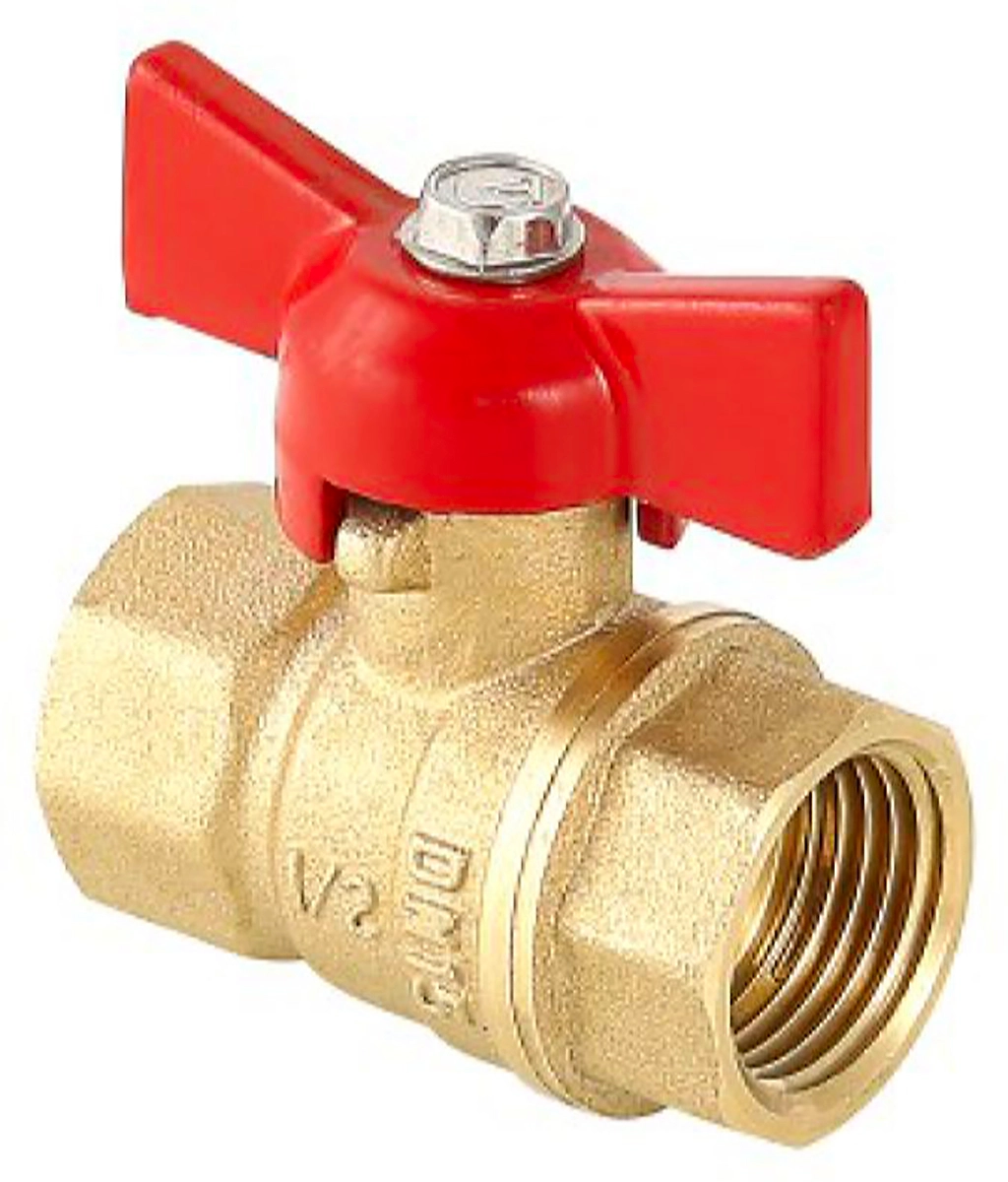 Кран шаровой латунь никелированный VALTEC СТАНДАРТ VT.122.G.04 1/2"