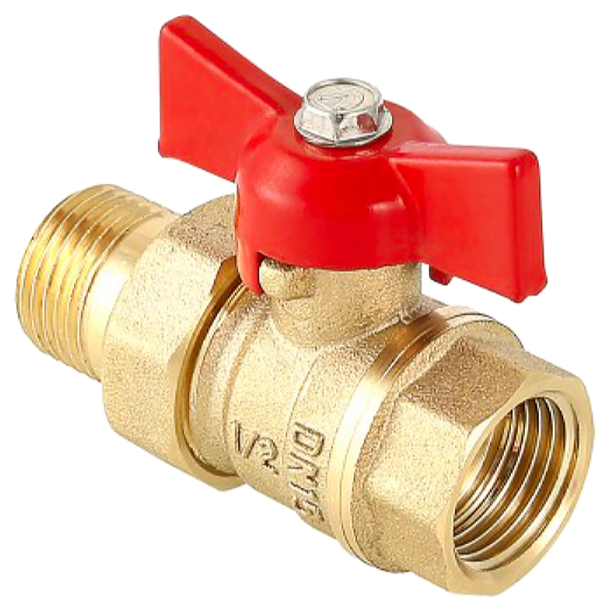 Кран шаровой латунь никелированный VALTEC СТАНДАРТ VT.127.G.04 1/2"