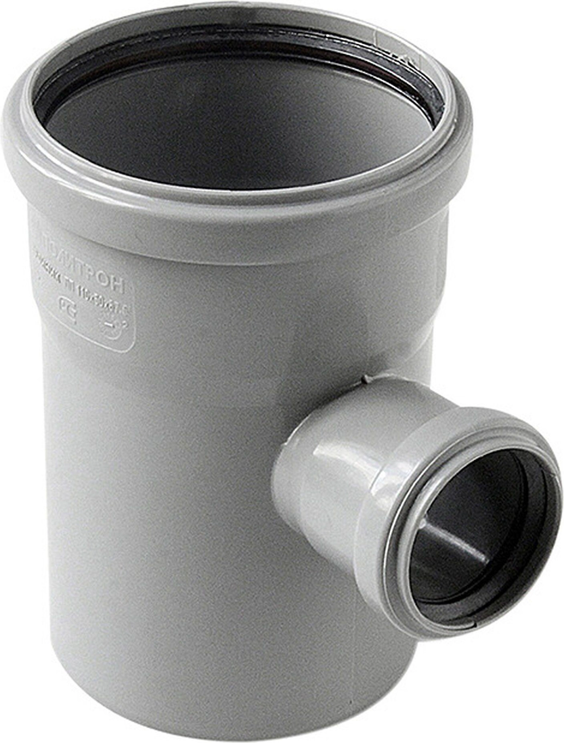 Тройник ВК ПП 50/40х87, серый, RTP