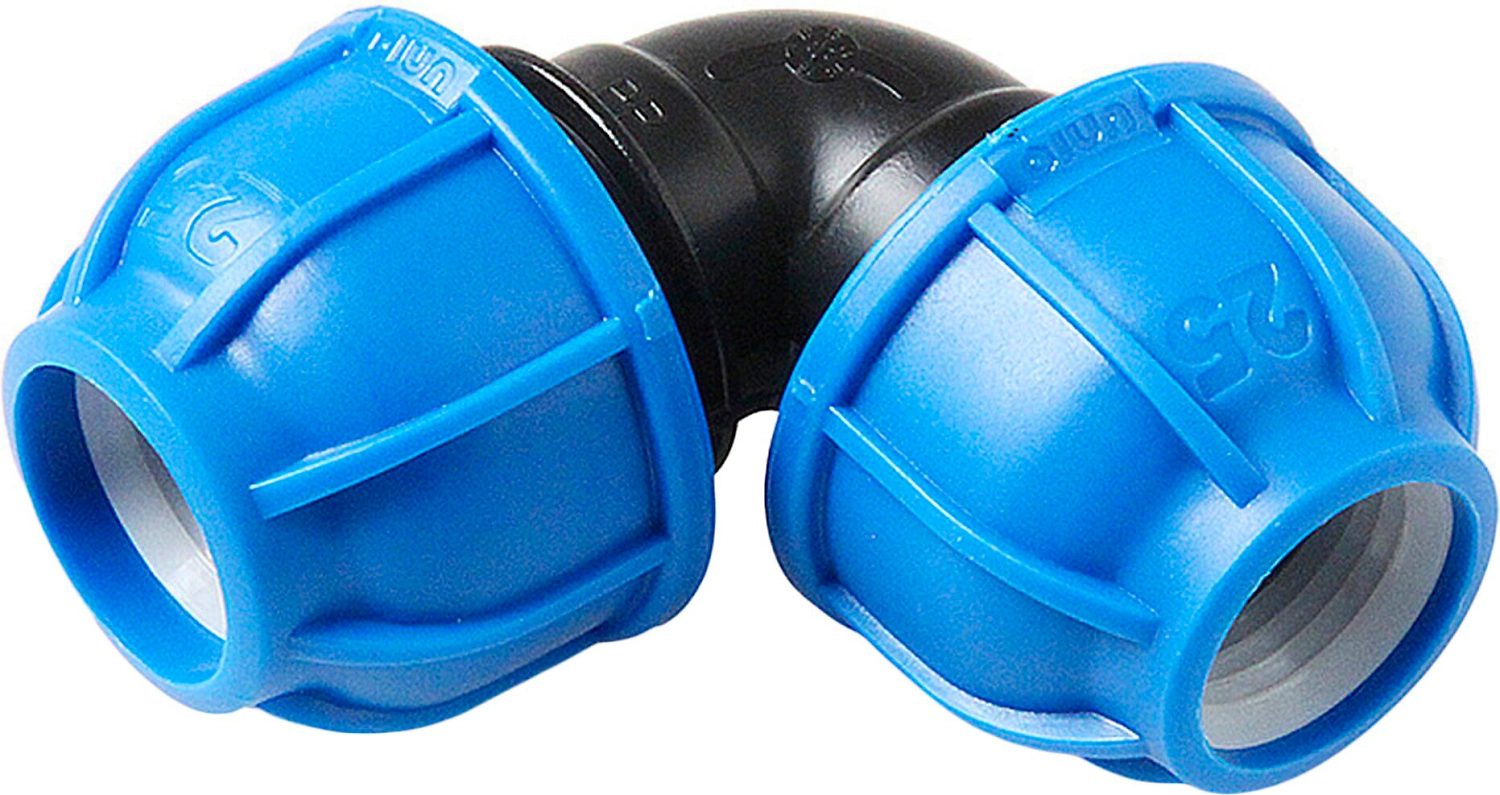 Отвод компрессионный, полипропилен 20, для полиэтиленовых труб, RTP