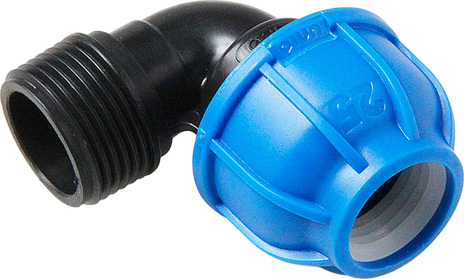 Отвод компрес., полипропилен наружная резьба 20х 1/2" для полиэтилен. труб, RTP