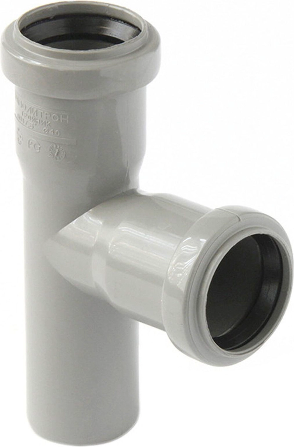 Тройник ВК ПП 32/32х87, серый, RTP