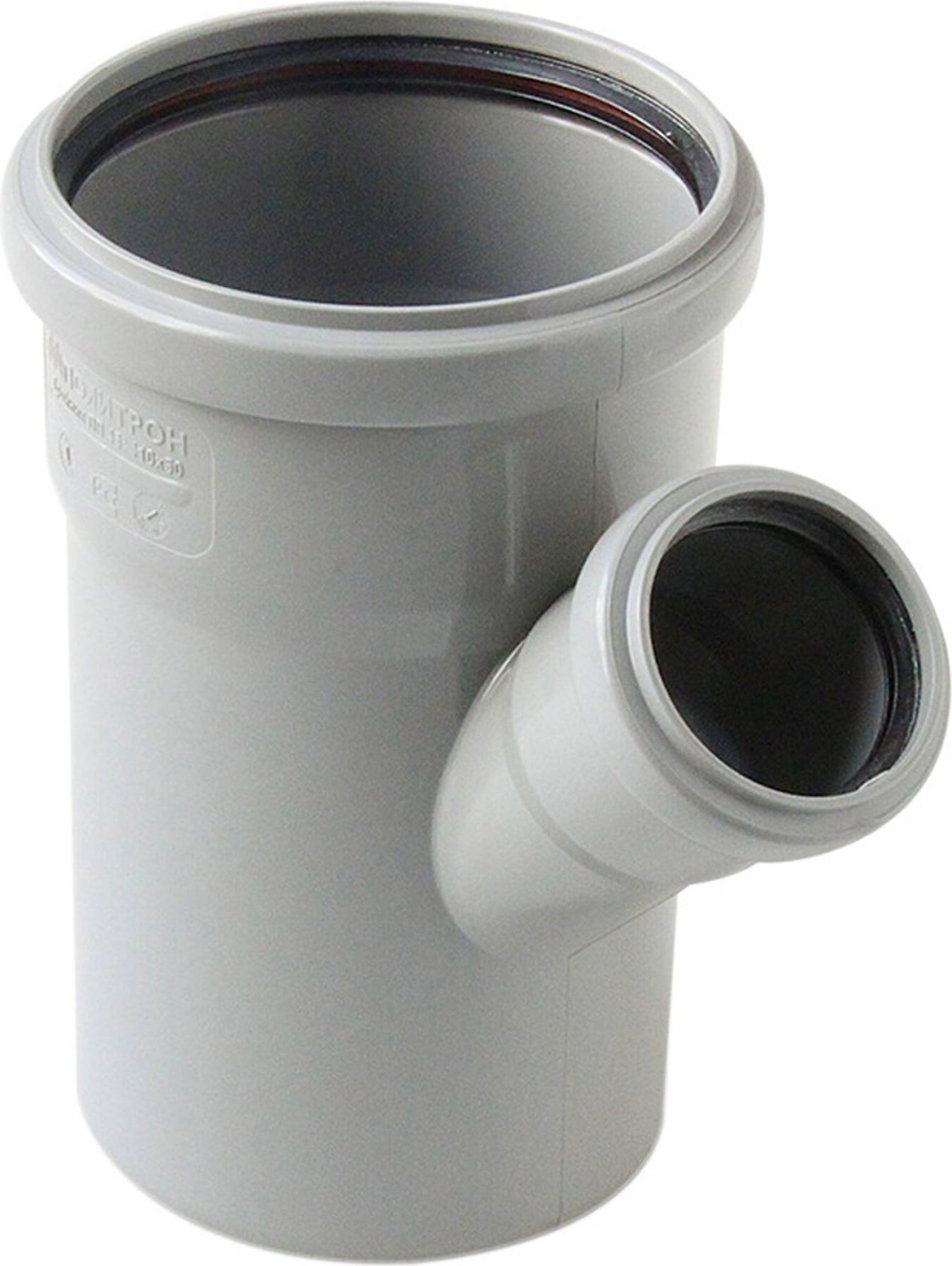Тройник ВК ПП 110/50х45, серый, RTP