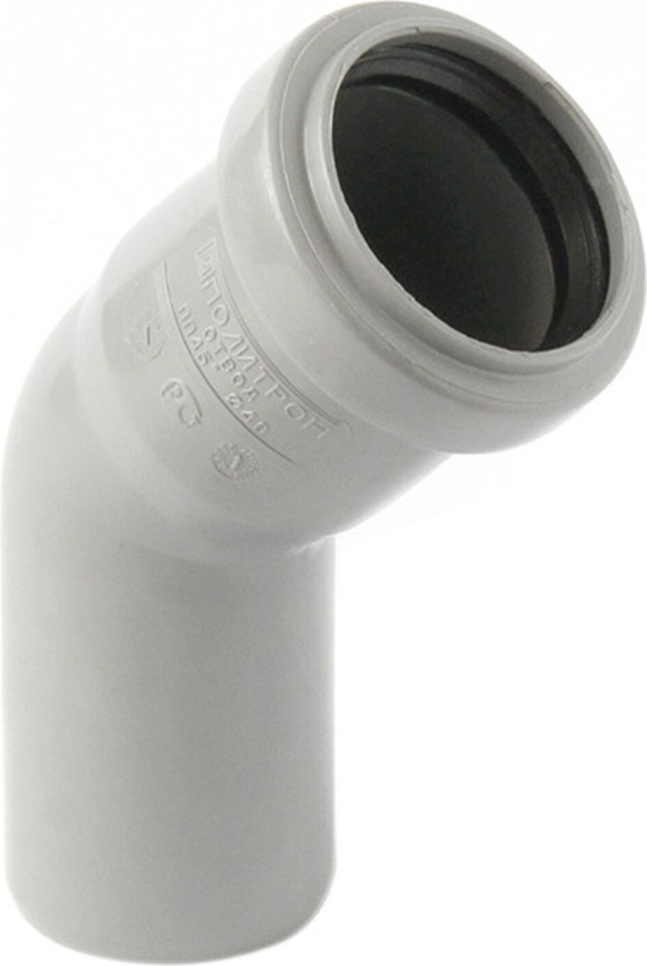 Отвод ВК ПП 40х45, серый, RTP