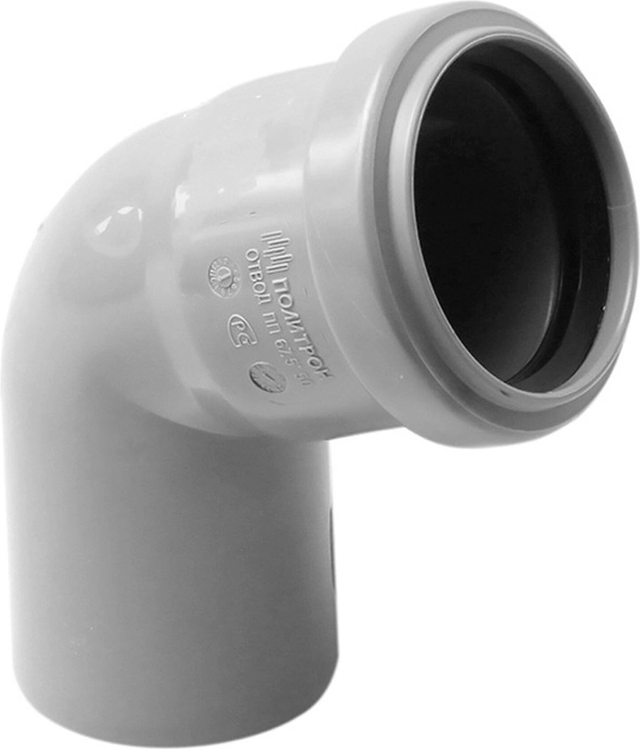 Отвод ВК ПП 50х67, серый, RTP