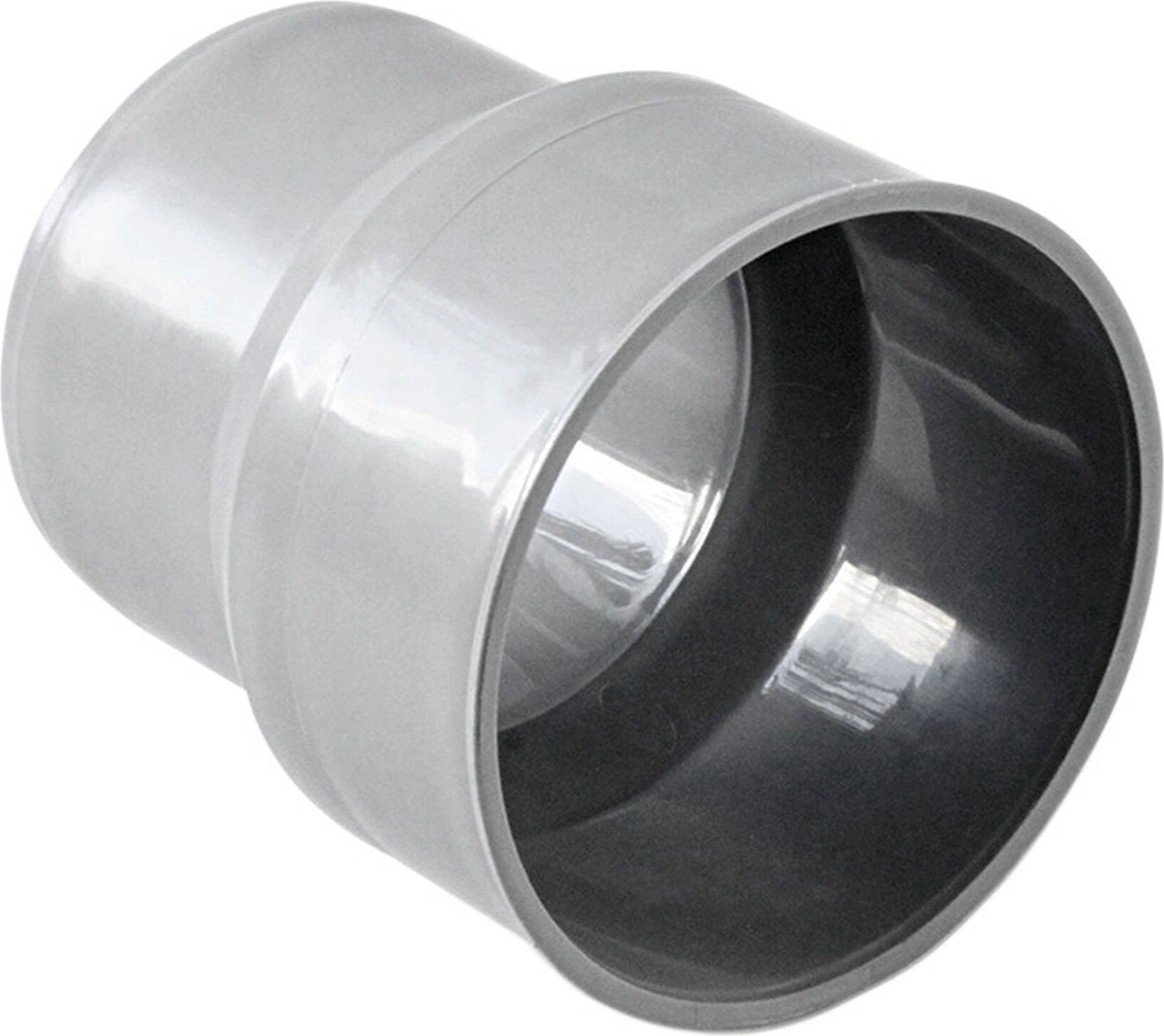 Переход с чугуна на пластик в комплекте с манжетой ВК ПП 110/124, серый, RTP