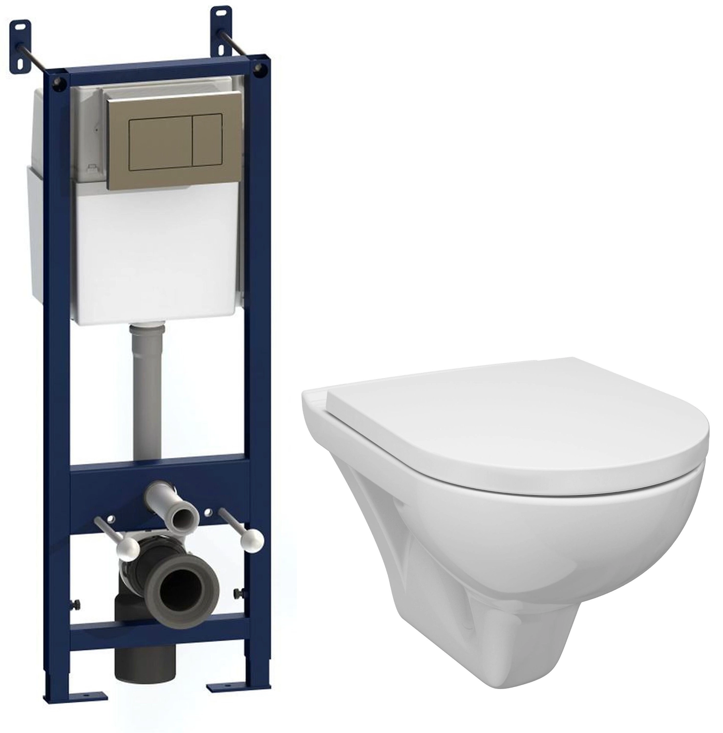 Комплект инсталляция с подвесным унитазом AM.PM Gem IS3901738P