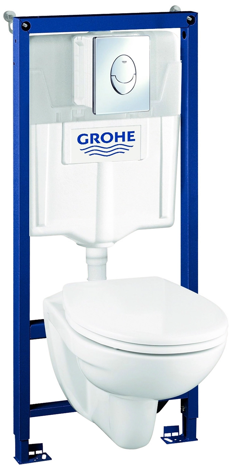 Комплект инсталляции с подвесным унитазом Grohe Solido perfect 124935