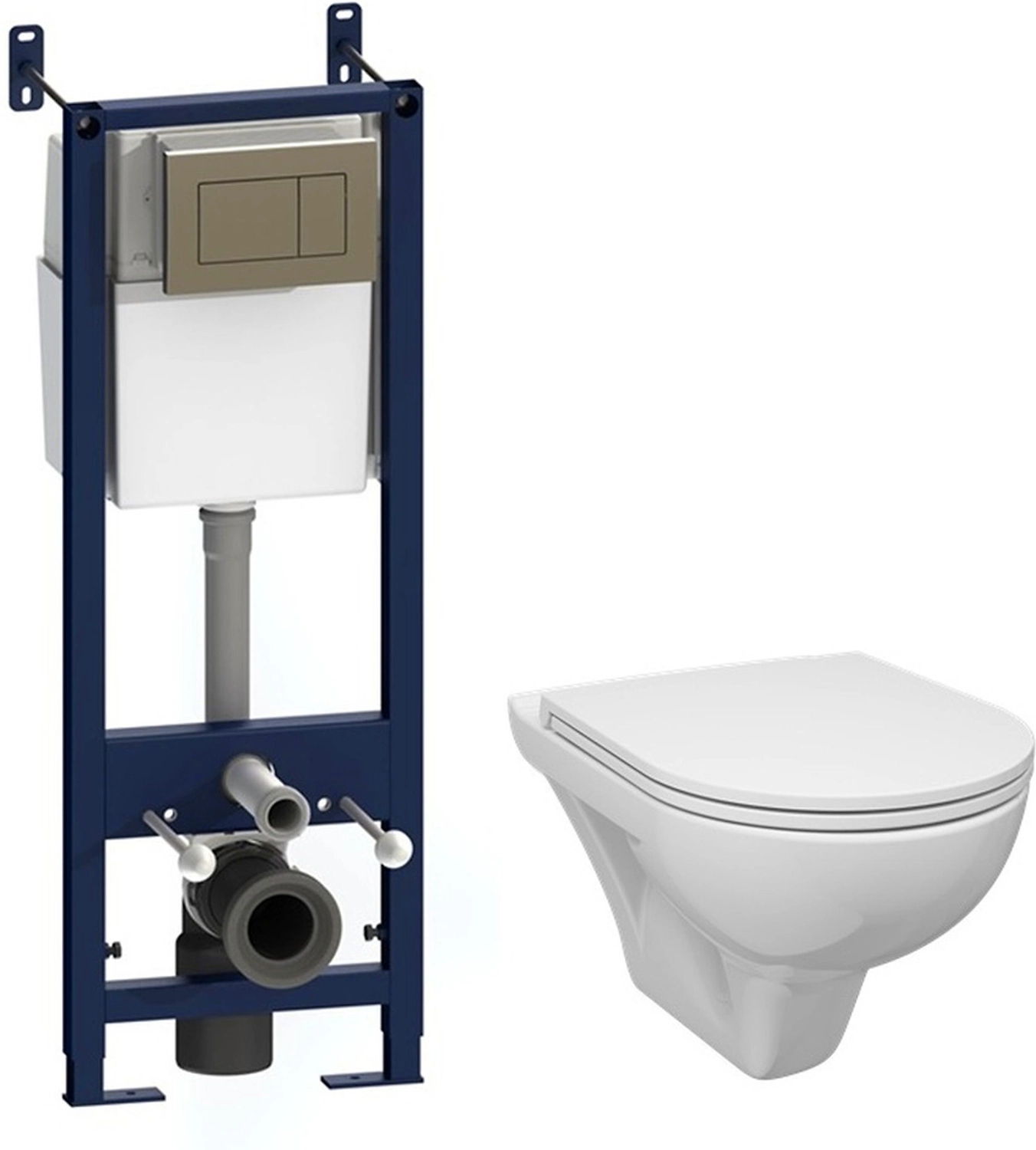 Комплект инсталляция с подвесным унитазом AM.PM Gem IS3901738 