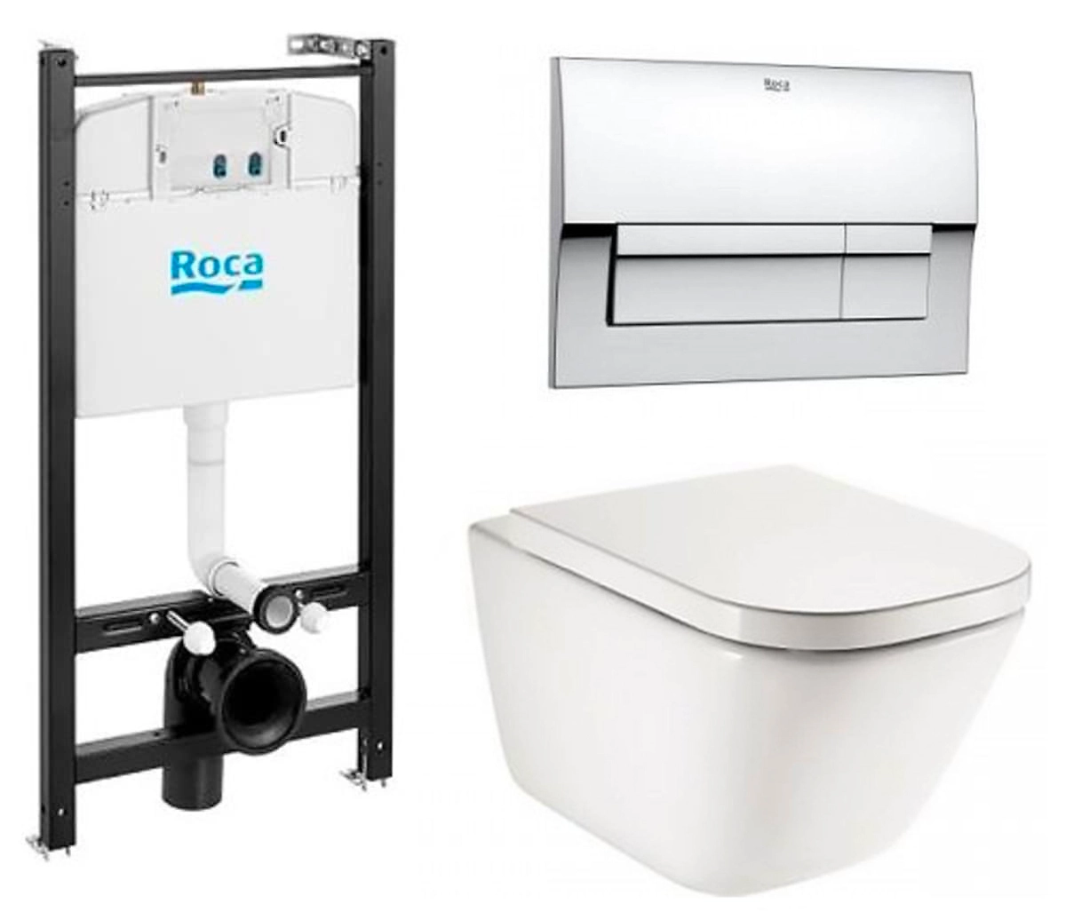 Комплект инсталляции с подвесным унитазом Roca The Gap 7.8931.0.410.0
