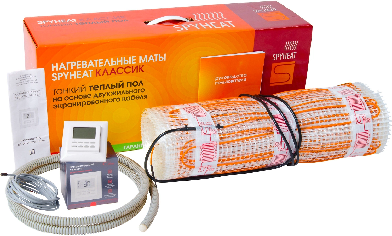 Комплект теплого пола кабельный SPYHEAT КЛАССИК SHMD-8-750 5 кв.м