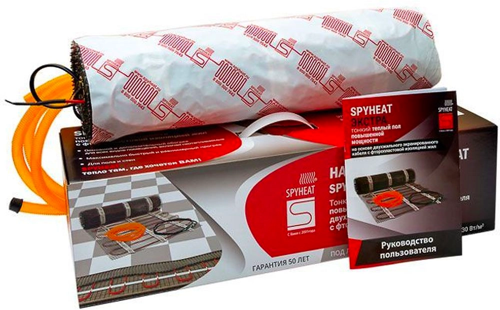 Мат теплого пола SPYHEAT ЭКСТРА SHMD-12-4-920, 4 м2, 920 Вт