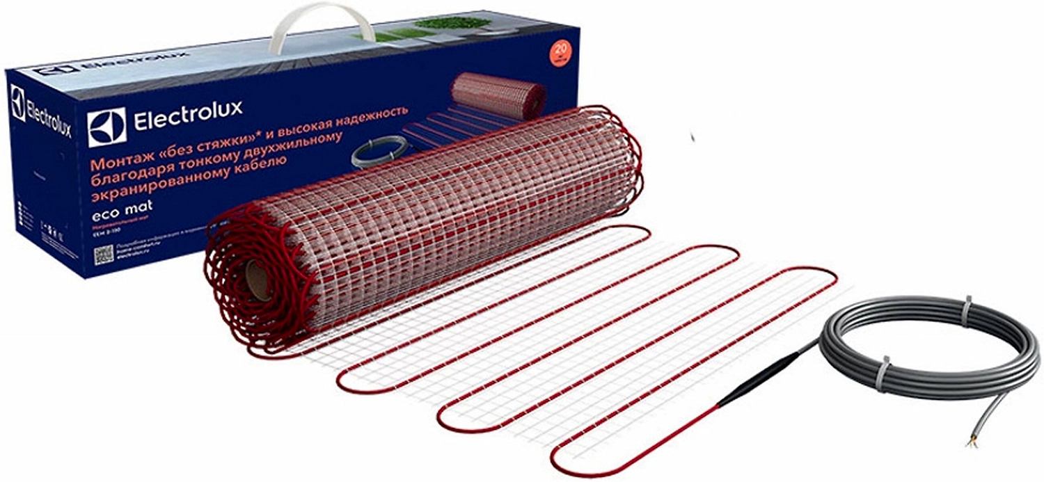 Комплект теплого пола кабельный Electrolux Eco Mat EEM 2-150-2 300 Вт