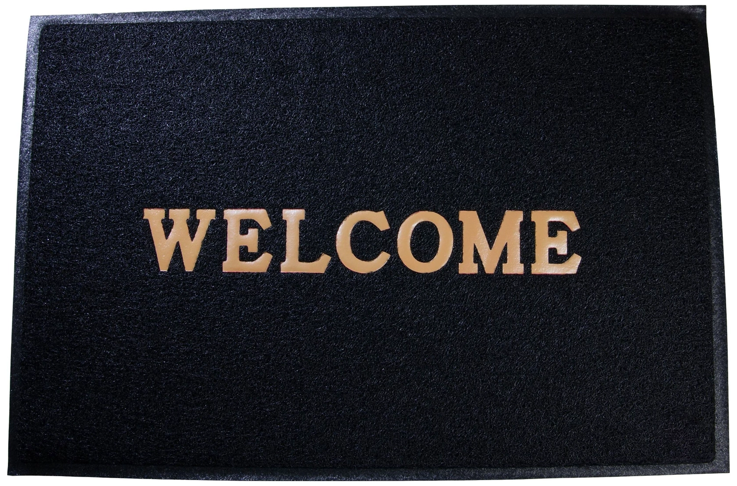 Коврик придверный 60х90 см ворсовый черный 