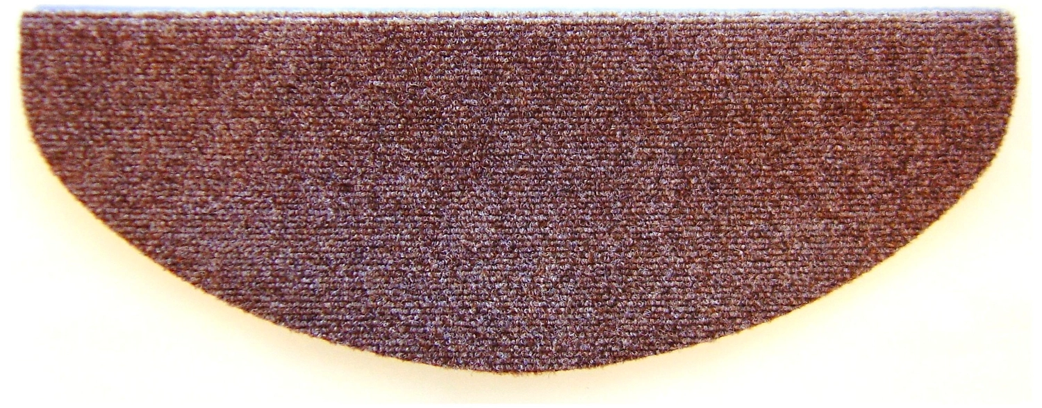 Коврик для лестничных ступеней DEBOMAT 24х59 см коричневый