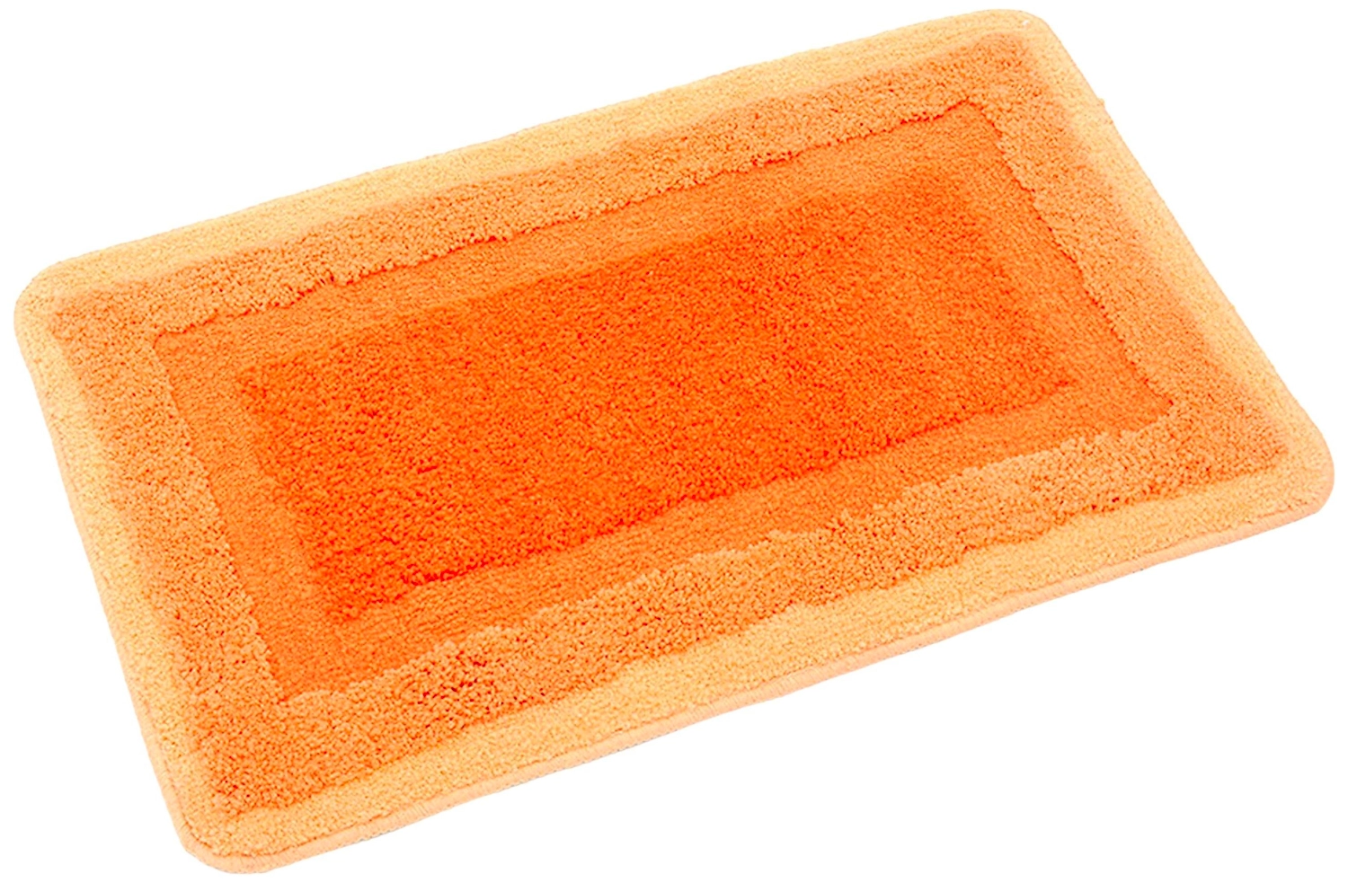 Коврик для ванной комнаты WESS Belorr 50 х 80 см ворсовый оранжевый