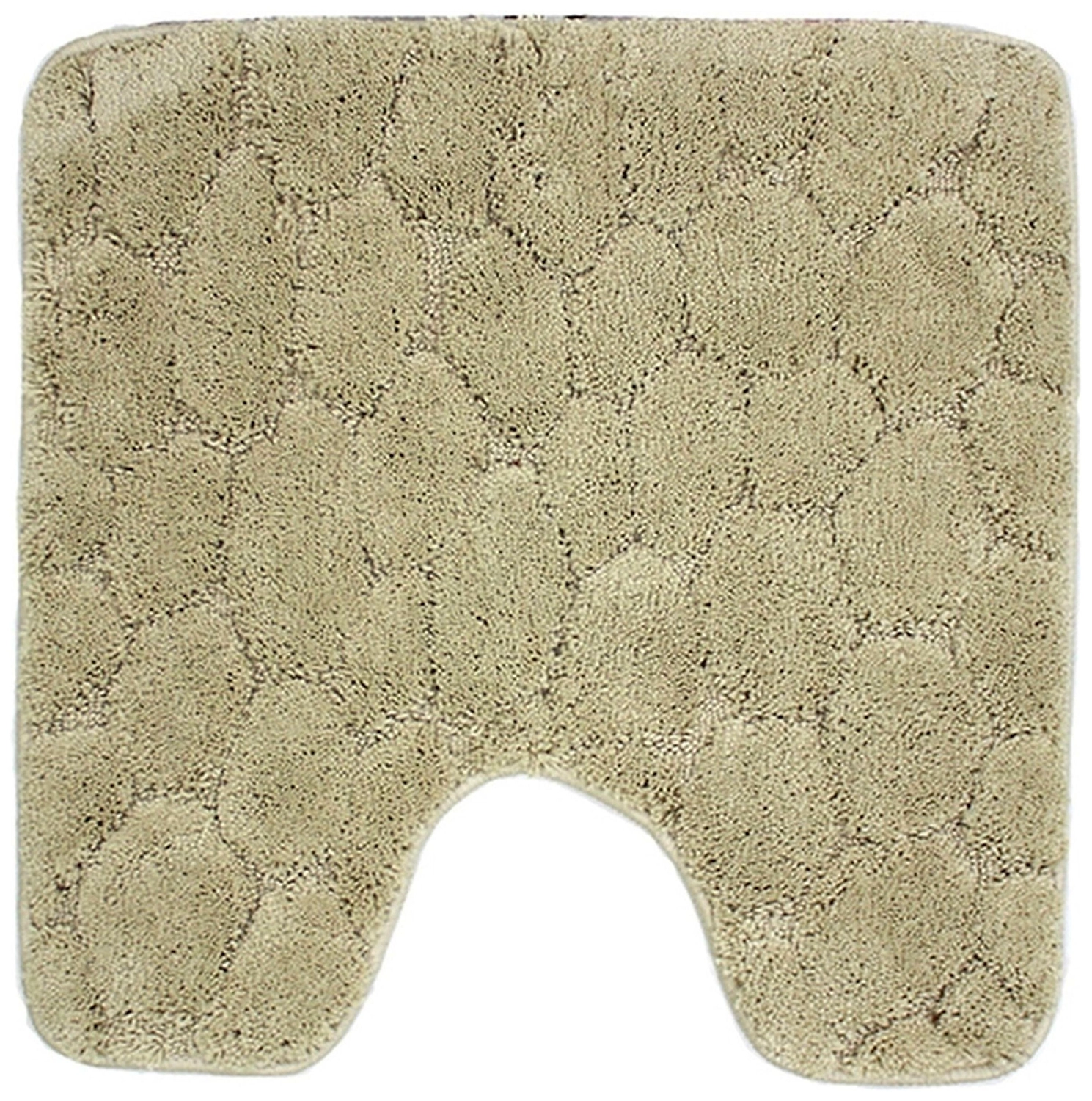 Коврик для туалета Dasch La Vita Милена 55х55 см ворсовый бежевый