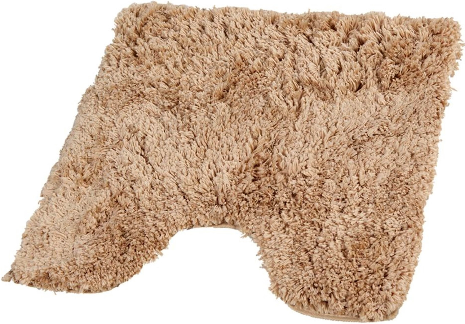 Коврик для туалета RemiLing 55х55 см ворсовый бежевый