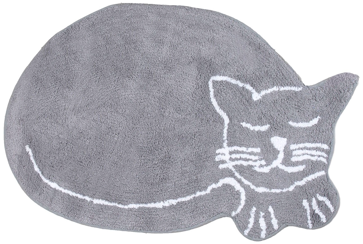 Коврик для ванной комнаты Verran Gato80х50 см ворсовый серый