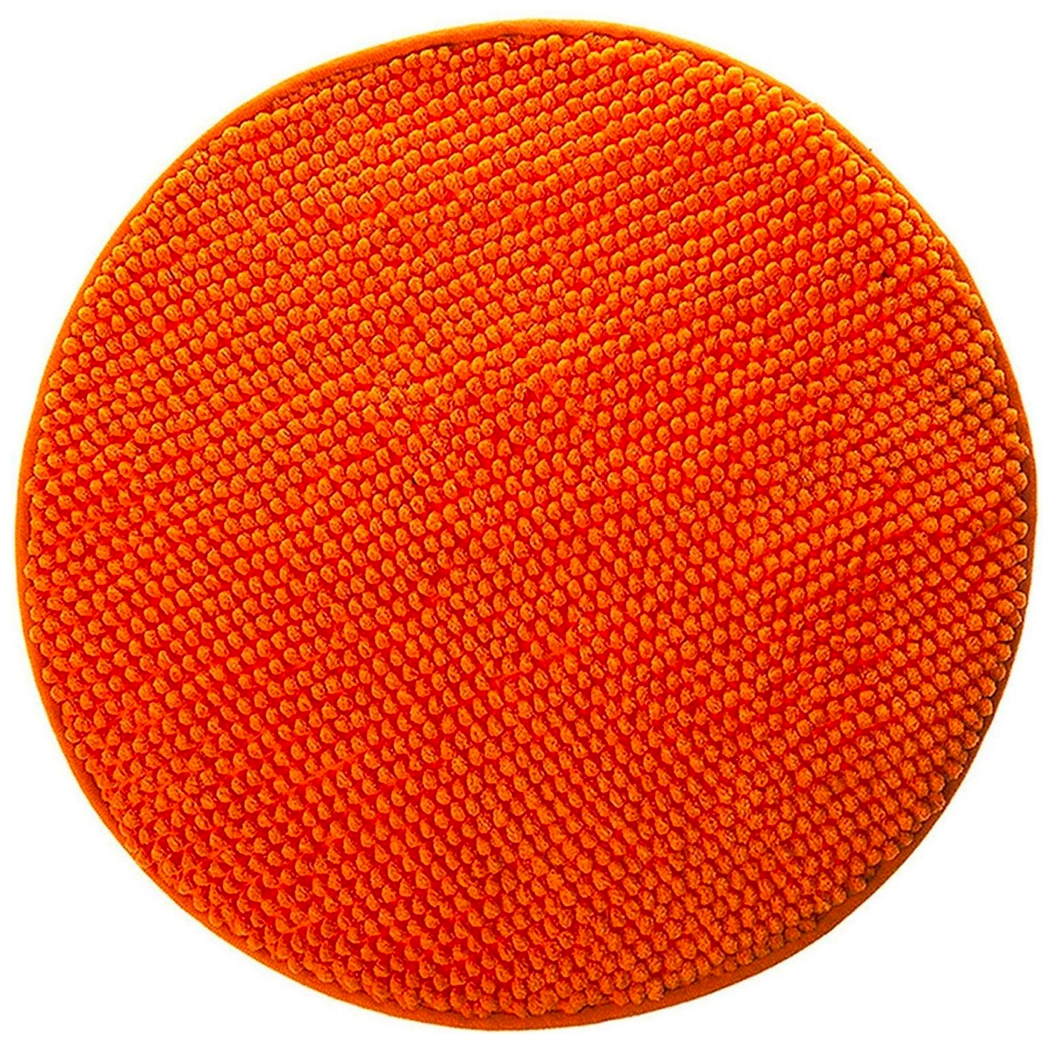 Коврик для ванной комнаты Fresh сode Шенилл 50х50 см ворсовый оранжевый