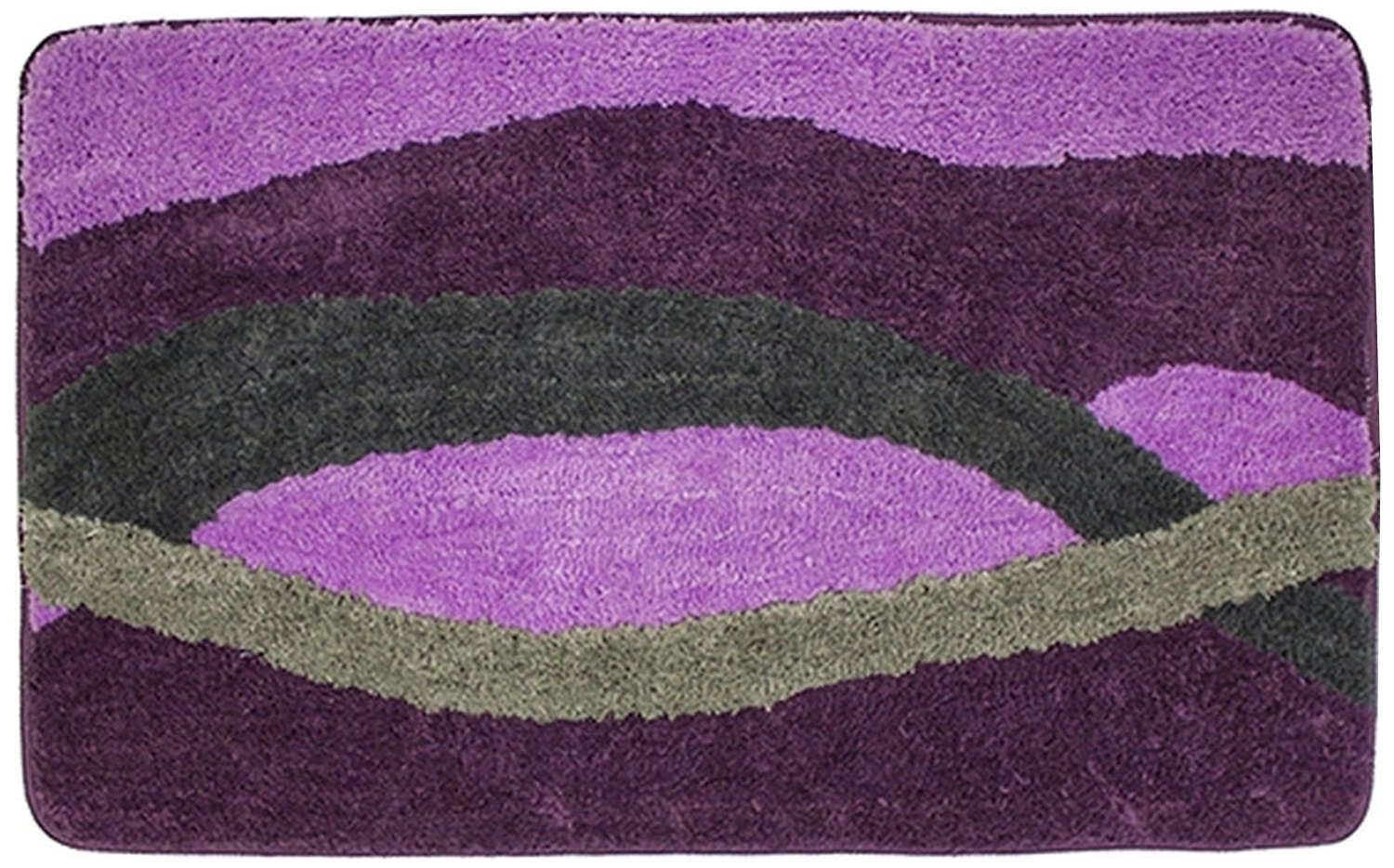 Коврик для ванной комнаты Dasch La Vita Альбина 60х100 см ворсовый фиолетовый