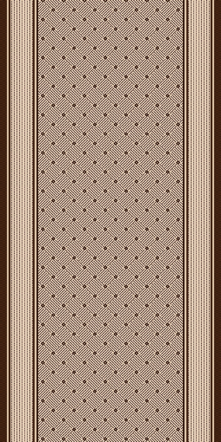 Ковровая дорожка Carpetoff Felix бежевая 100 см