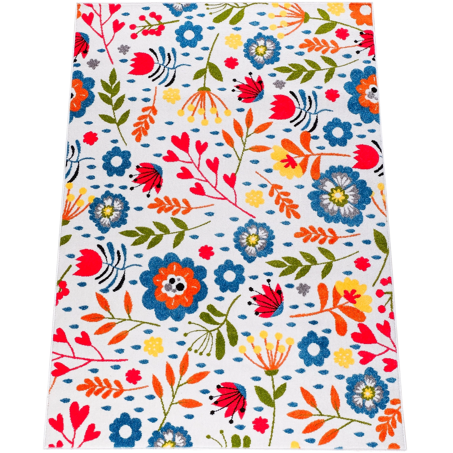 Ковер БелКа Круиз 20513_22022 цветы 80х150 см