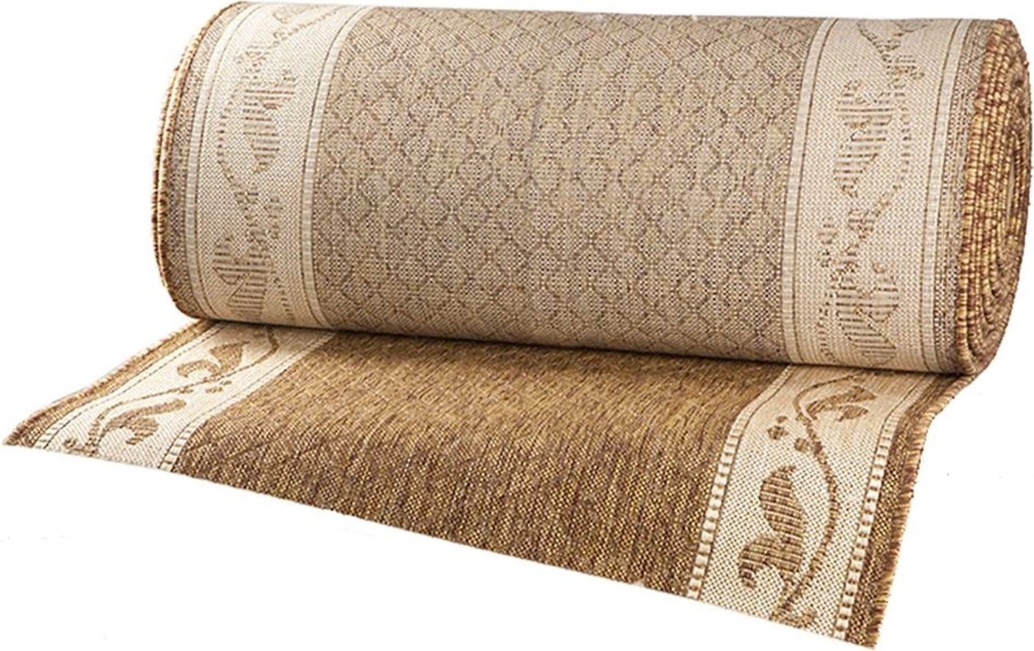 Ковровая дорожка коричневая 100 см