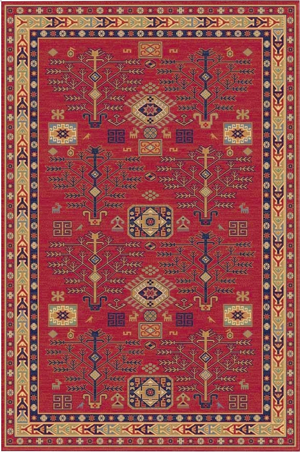 Ковер Moldabela Bella 6174-51066 красный 300x200 см